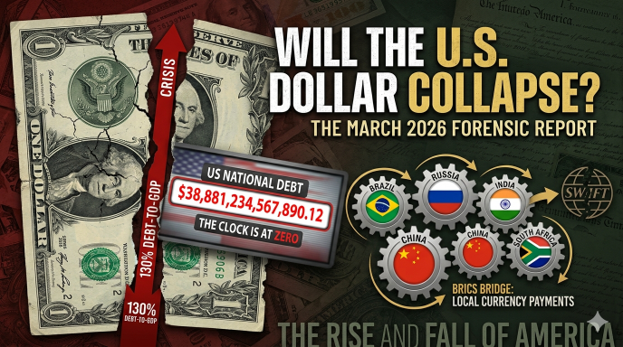 will the u.s. dollar collapse. the rise and fall of america, james c tanner