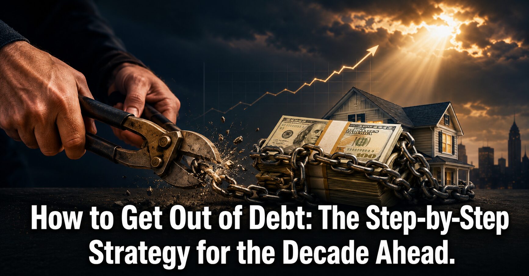 how to get out of debt family financial strategy, debt free household, personal finance resilience, economic instability preparation, james c tanner, calico gold publishing